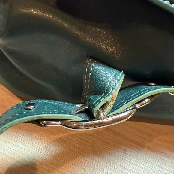 Cole Haan Green Leather Handbag - Picture 6 of 6